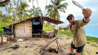 REFUGIO DE SUPERVIVENCIA - Comiendo lo que Sea que Atrape. Refugio Increíble