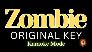Zombie / Karaoke Mode / Original Key