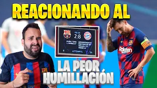 REACCIONANDO a MI reacción del BARÇA 2-8 BAYERN - ¡EL PEOR DÍA DE MI VIDA!