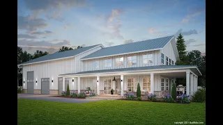 Barndominium Tour | BuildMax Barndominium Plan Shophouse BM5550