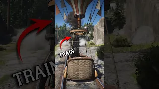 Train Vs Hot Air Balloon RDR2 Myth #shorts