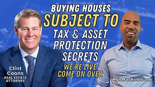 Buying houses Subject To-taxes-asset protection