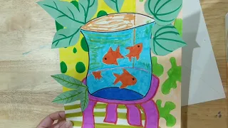 The Goldfish - by Henri Matisse