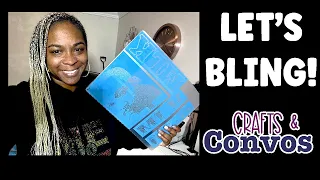 Crafts & Convos | Make a Bling Shirt with Me | Hotfix Rhinestones | New Template