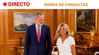 INVESTIDURA: YOLANDA DÍAZ (SUMAR) comparece tras la CONSULTA con el REY FELIPE VI | RTVE