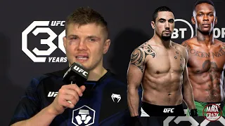 Marvin Vettori on who's better? Robert Whittaker or Israel Adesanya