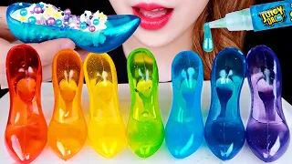 ASMR 먹는 레인보우 유리구두 먹방 *만들기* EDIBLE CINDERELLA GLASS SLIPPER EATING SOUNDS MUKBANG