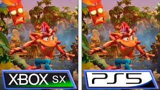 Crash Bandicoot 4 | Xbox Series X VS PS5 | Graphics Comparison & FPS