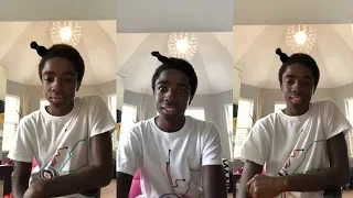 Caleb McLaughlin | Instagram Live Stream | 1 August 2018