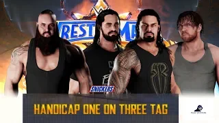 THE SHIELD VS BRAUN STROWMAN!!MUST WATCH FOR SHIELD FANS!!!WWE 2K18!!