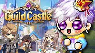 A LOOK AT GUILD CASTLE (prequest, rooms, features) | Maplestory Reboot GMS 🍁 Dual Blade