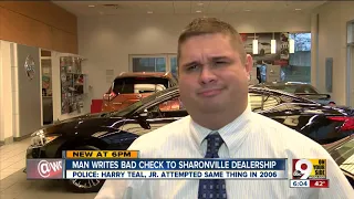 Car dealership, police say man tried to pass bad check