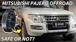 Offroad Aftermarket Parts Safe or Not? | Mitsubishi Pajero 35mm Wheel Spacers Install | BONOSS
