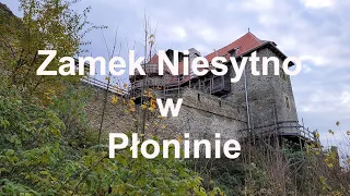 Zamek Niesytno w Płoninie. Dolnośląskie. Polska.