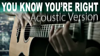 Nirvana - You know you're right⎪Loud acoustic version