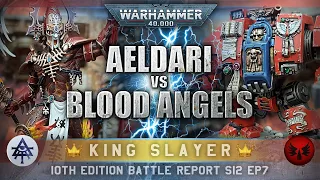 Aeldari Craftworlds vs Blood Angels Space Marines Warhammer 40K 10th Edition Battle Report 2000pts