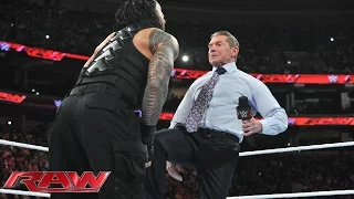 Mr. McMahon decides Roman Reigns' fate: Raw, December 14, 2015