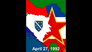 Timeline of the collapse of Yugoslavia #Shorts