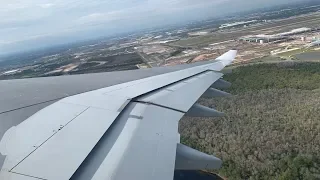 American Airlines Airbus A330 Pushback, Taxi, and Departure from Orlando