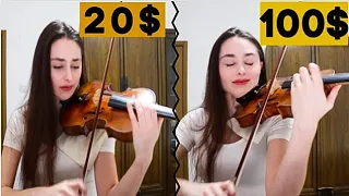 20$ vs 100$ Violin Strings