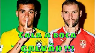 FutNoob na copa 2018 Brasil X Sérvia - O Adeus do Galvão Bueno !!!