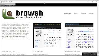 FreeBSD Install and Review Browsh Terminal Browser