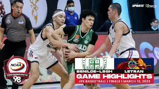 NCAA Season 98 JBB: Game Highlights - Letran vs LSGH | Finals | Game 1 (March 13, 2023)