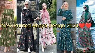 New Printed Abaya Design 2024 ❤️❤️