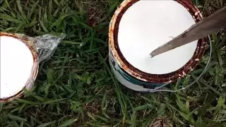 How to thin paint as thick as mud - quick and cheap