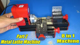 Raitool™ 8 In 1 Mini Multipurpose Machine | Metal lathe machine | Part 2