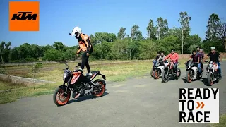 KTM DUKE 125 STUNT REVIEW IN INDIA || STUNTER   FRZ