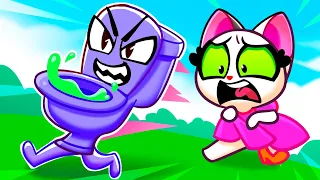 HEY! COME BACK! Where Is My Potty?! 🙀🧻 Kids Cartoons and Nursery Rhymes by Purr Purr Tails