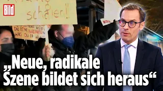 Corona-Demos: Randale und Aggression gegenüber der Polizei | Jan Schäfer bei BILD Live