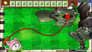 99999 Cattail vs 99 Gargantuar vs Dr. Zomboss - Plants vs Zombies