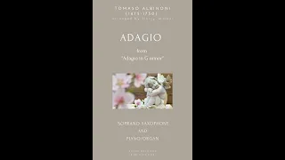 Adagio - Albinoni (for Soprano Saxophone and Piano/Organ)