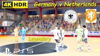 Germany v Netherlands 4v4, Berlin, Legendary Difficulty, Volta FC 24 Gameplay (PS5 UHD 4K 60FPS HDR)