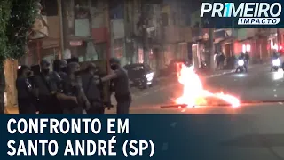 Suspeito é baleado e 2 são presos após confronto em Santo André (SP) | Primeiro Impacto (03/11/21)