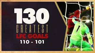 130 GREATEST LIVERPOOL GOALS | 110-101 | Late derby day drama... twice!