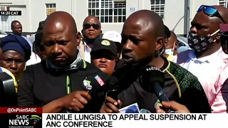 Andile Lungisa to appeal his suspension at ANC conference