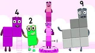 Numberblocks Learning Academy #89 - Numberblocks 4 2 9 - Numberblocks Magic Run - Numberblocks Game