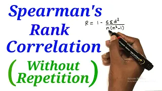 Spearman's Rank Correlation | Without Repetition | Maths | 12th HSC Commerce | MBA, MMS & PGDM