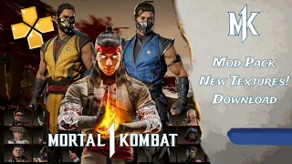 Mortal Kombat 1 Mod Pack Full Complete texture ppsspp!(ESPECIAL DE 500 INSCRITOS)