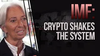 Disruptors like cryptocurrencies are “clearly shaking the system” – Head of the IMF