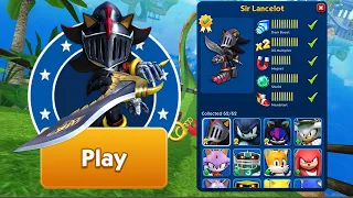 Sonic Dash - Sir Lancelot Unlocked and Fully Upgraded - New Event Update - All Characters Unlocked