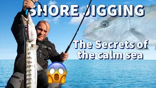 Shore Jigging: How to take advantage of a calm sea to get FISH! Full Explanation!