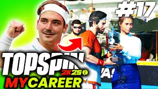 Let’s Play Top Spin 2K25 Career Mode | MyCareer #17 | DEFENDING OUR TITLE! | First Impressions