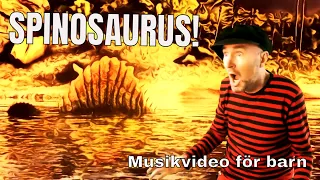 Spinosaurus (musikvideo) - Pappa Kapsyl - Barnmusik om dinosaurier