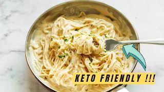 Hearts of Palm Pasta with Alfredo Sauce