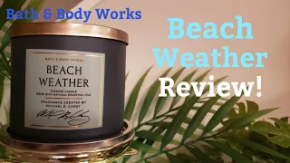 Bath & Body Works Beach Weather Candle Review