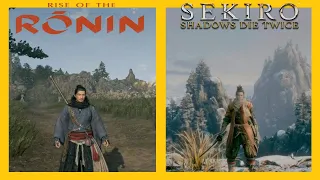 Rise of the Ronin vs Sekiro Shadows Die Twice -  Performance Comparison - (PS5) - HD.